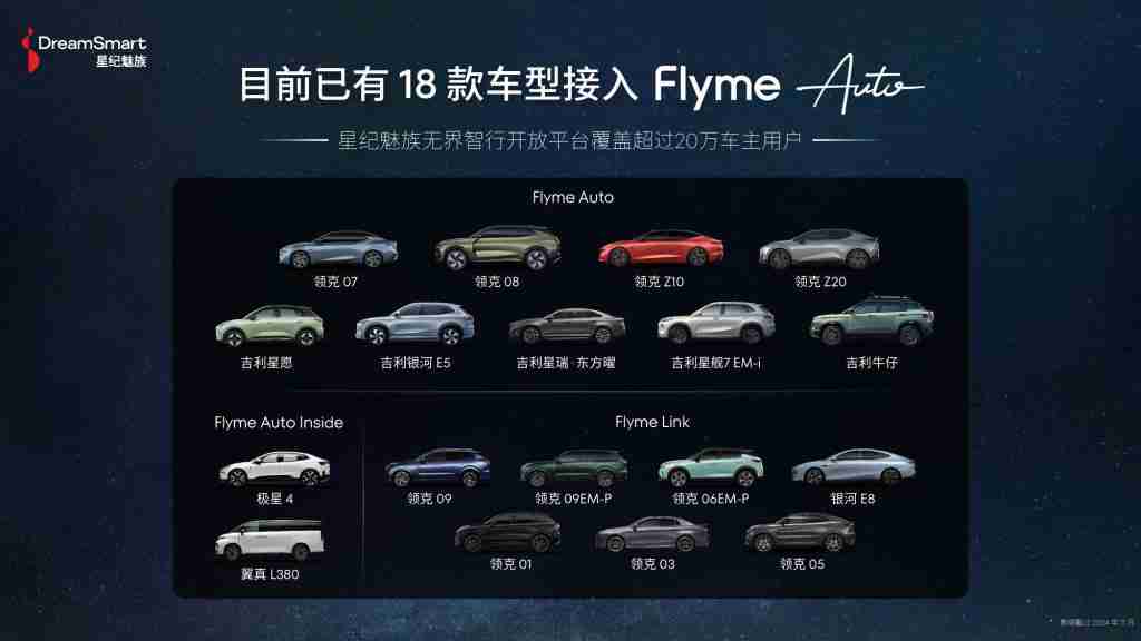  星纪魅族亮相广州车展无界智行生态阵容强大 