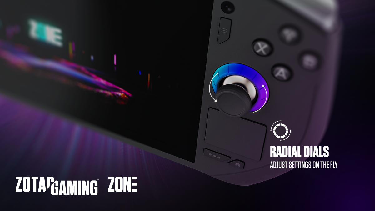 索泰详细介绍 ZOTAC GAMING ZONE 掌机：单风扇三热管散热，背面 RGB 灯条