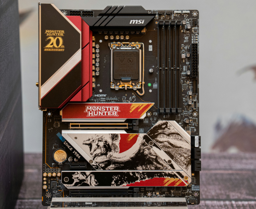 微星与《怪物猎人》联名电脑硬件上市:含笔记本、显卡、显示器、主板、手柄、水冷和机箱