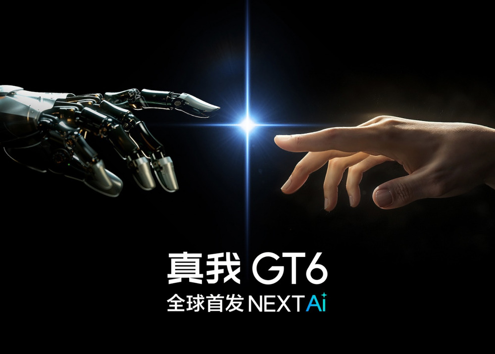 真我NEXT AI全球发布,全新性能旗舰真我GT6将首发搭载