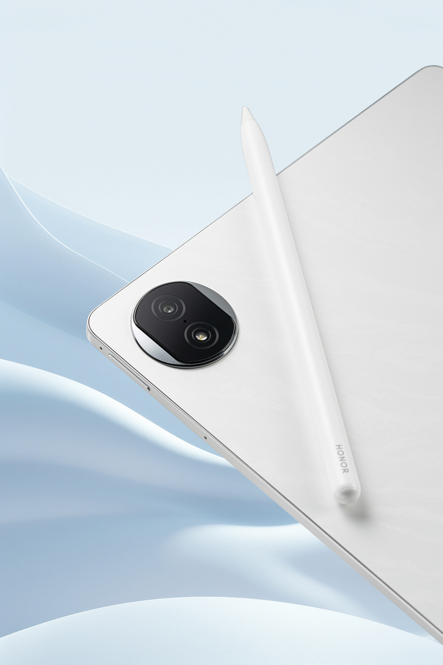 荣耀 MagicPad 2 平板官方渲染图公布:磁吸手写笔、半包键盘壳