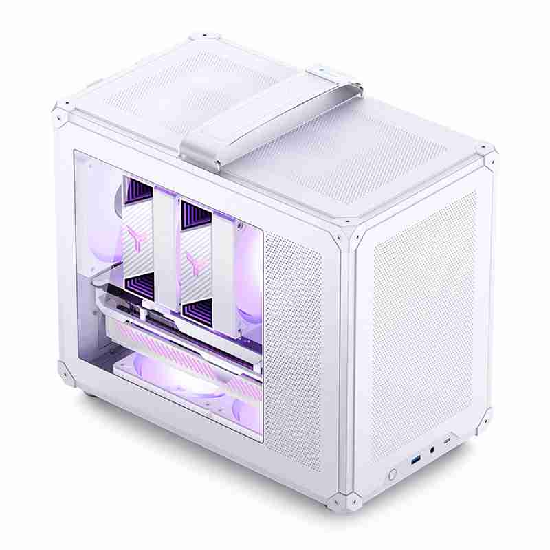 玻璃 + MESH 混合左侧板，乔思伯推出 20.8L 提手 MATX 机箱 C6 MAX