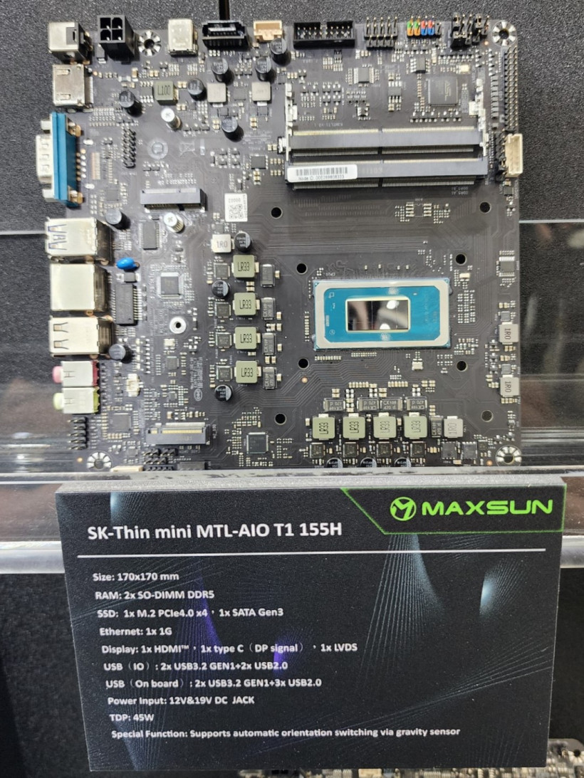 铭瑄展示两款一体机 ITX 主板,搭载英特尔 / AMD 移动端处理器