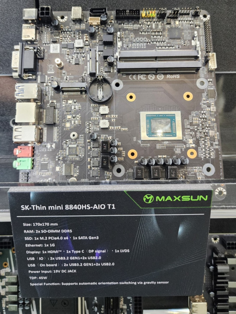 铭瑄展示两款一体机 ITX 主板,搭载英特尔 / AMD 移动端处理器