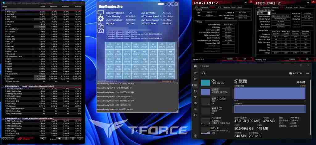 十铨推出 T-Force Xtreem CKD DDR5 游戏内存，最高超频至 9600 MHz