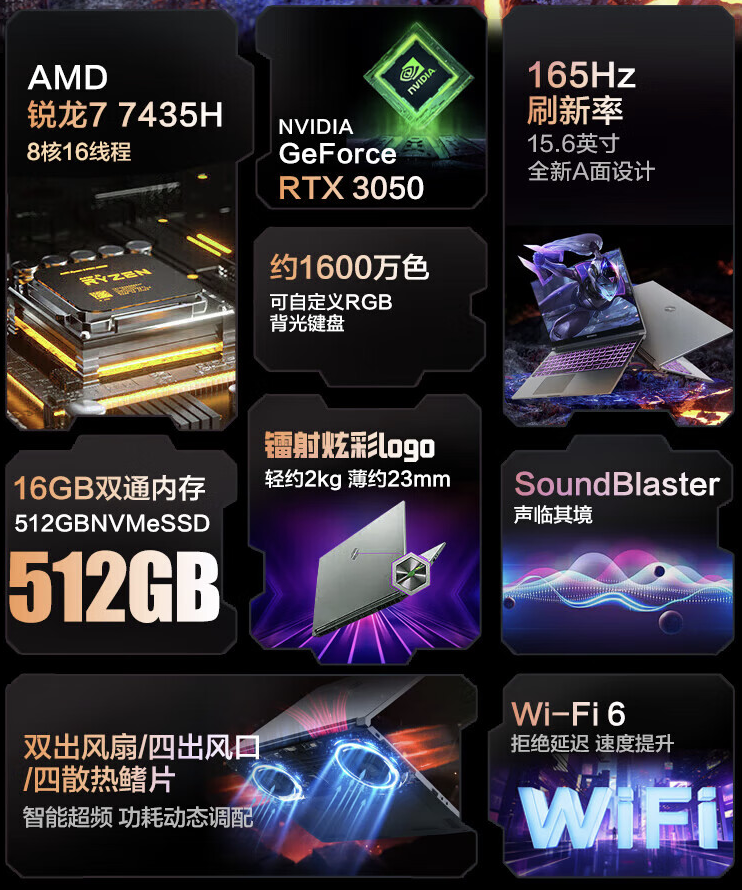 机械革命蛟龙 15K 笔记本新增“R7-7435H”版，4699 元起