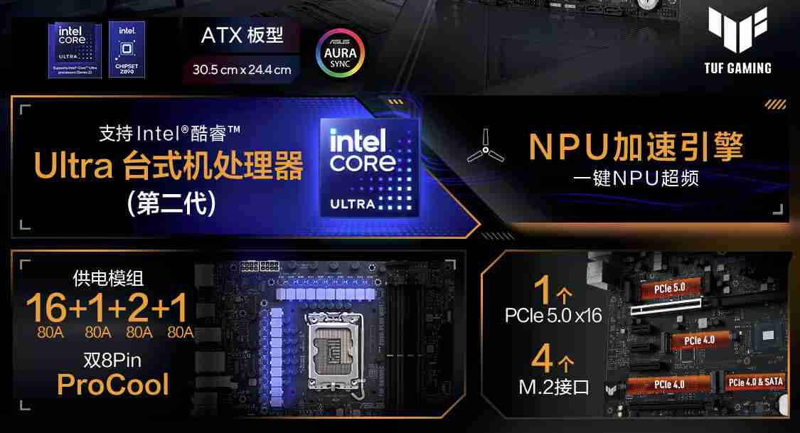 华硕发布 14 款 Z890 主板，最高 24+1+2+2 相供电设计