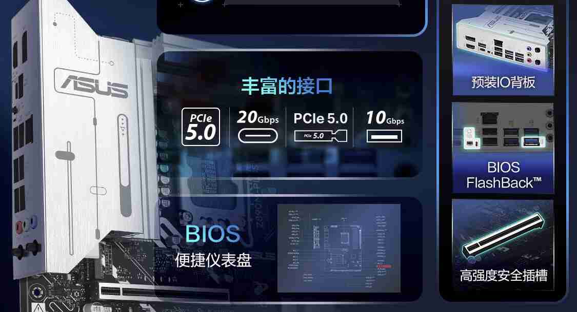 华硕发布 14 款 Z890 主板，最高 24+1+2+2 相供电设计