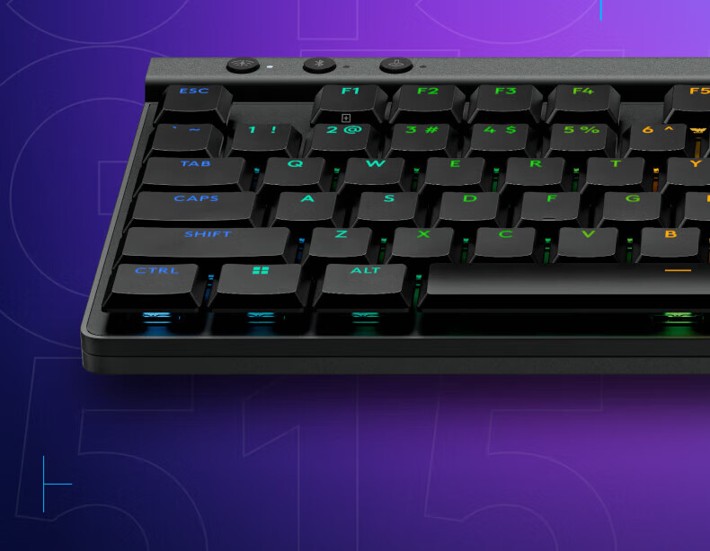 罗技 G515 无线蓝牙机械键盘国行开售：三模连接、KEYCONTROL 全键自定义，1099 元