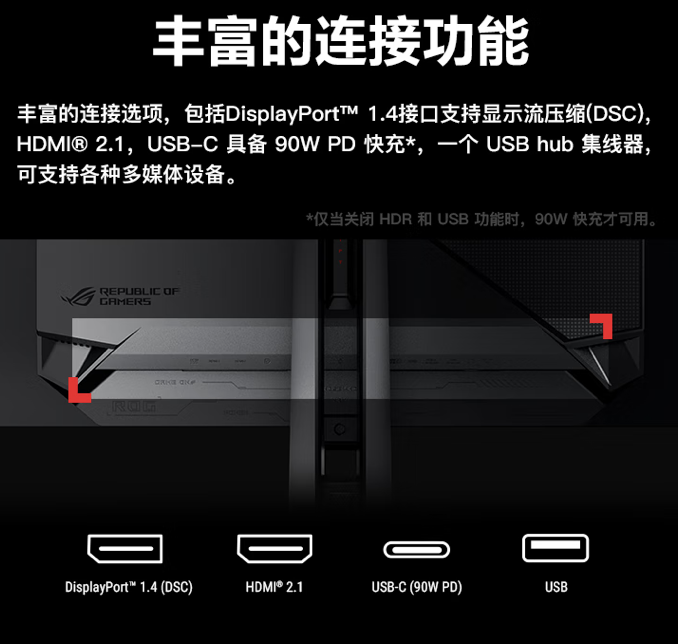 华硕“PG32UCDP”32 英寸显示器 7 月 19 日开售：4K 240Hz / 1080P 480Hz 双模 OLED，9999 元