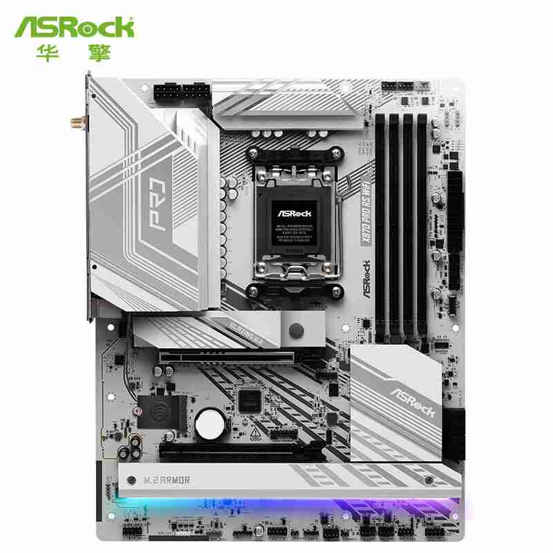 华擎 X870 Pro RS WIFI 主板开售：3 个 M.2 插槽、板载 Wi-Fi 7，2099 元