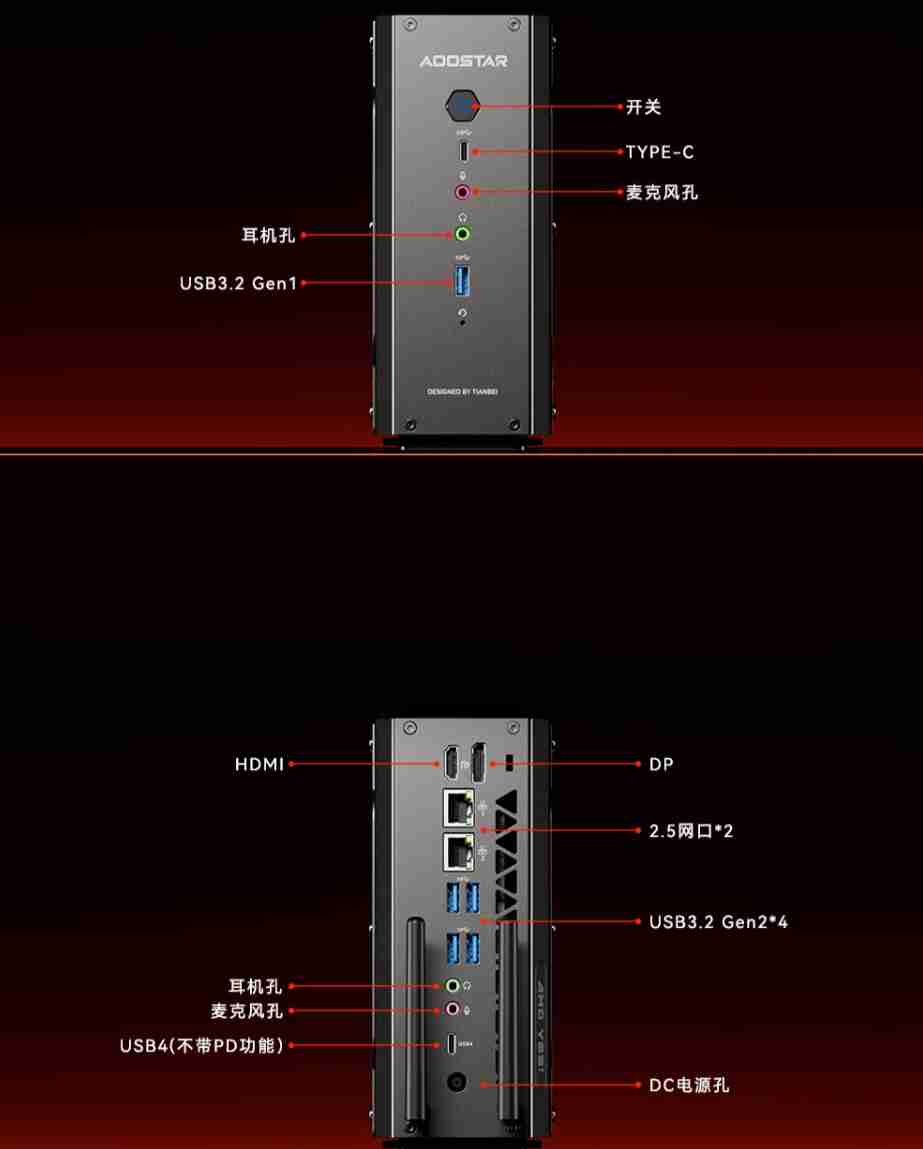 天钡游刃 X 迷你主机 GODX 开售：AMD Ryzen 9 6900HX 处理器 + RX 6600LE 8G 独显，首发 3279 元