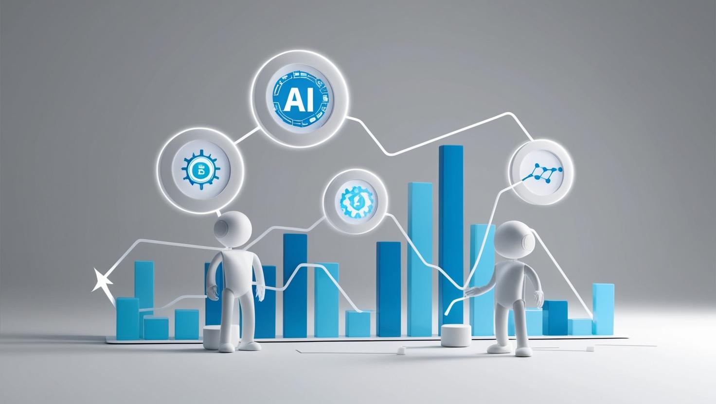 3D  AI  integrated with blockchain and trading charts in a light style, no more element, no word (2).jpg