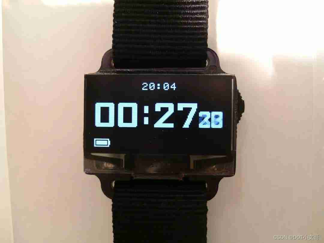 小时候画在手腕上的表，我用全志R128让他真正动了起来