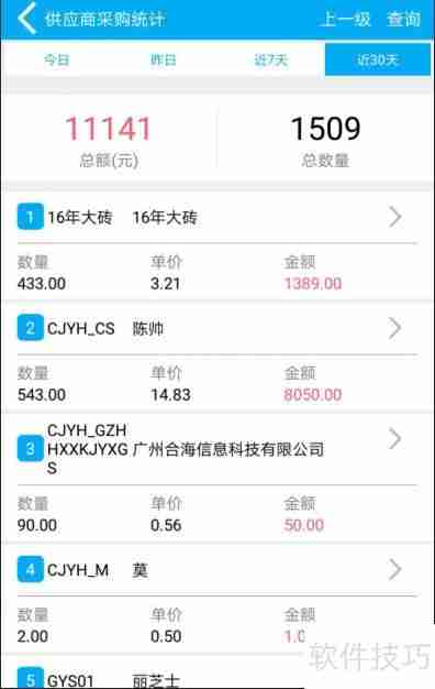 管家婆物联通：手机端供应商采购解决方案