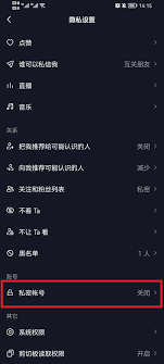 抖音如何设置私密账号