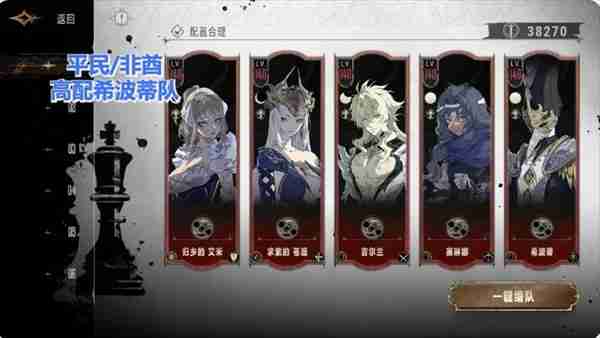 银与绯角色全方位配队攻略