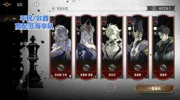银与绯角色全方位配队攻略