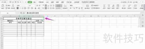 事业单位财务报表Excel样式模板下载