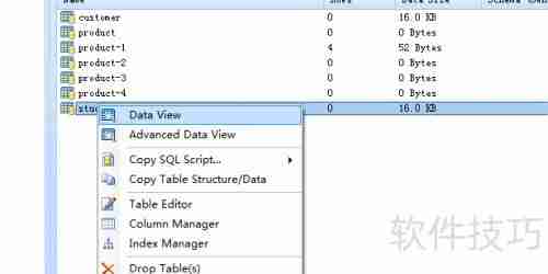 DB Master生成数据库表的mdc格式报表方法