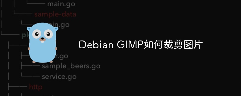 Debian GIMP如何裁剪图片