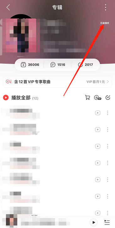 网易云音乐无缝播放怎么设置