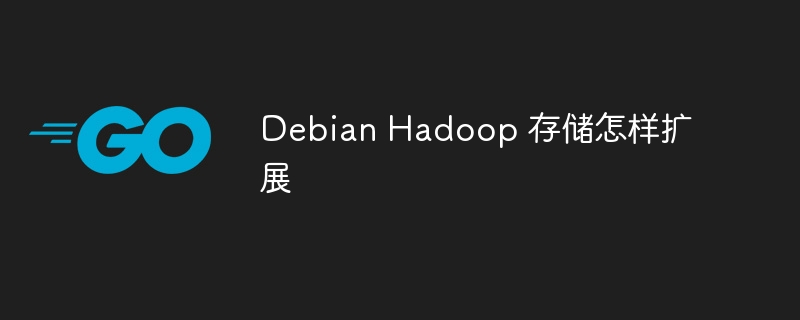 Debian Hadoop 存储怎样扩展