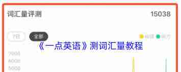 一点英语怎么测试词汇量-一点英语如何进行词汇量测试