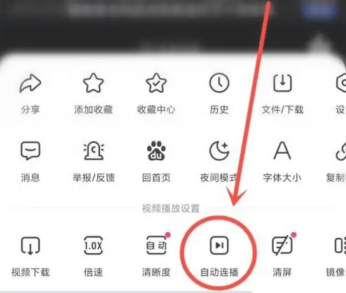 百度极速版怎么自动播放下一个 具体操作方法介绍