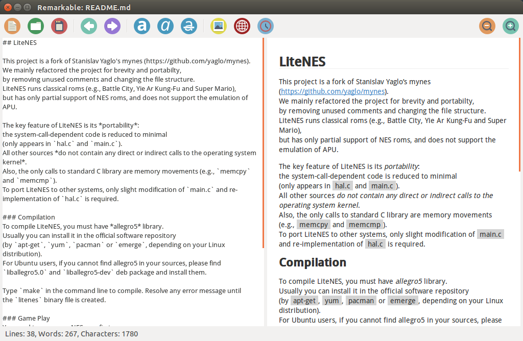 ubuntu14.04 Markdown编辑器推荐之Remarkable[通俗易懂]