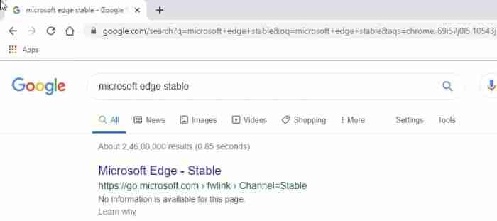 Win10 Chromium Edge浏览器已准备就绪
