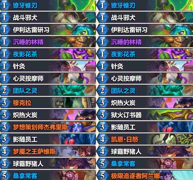 炉石传说标准野猪快攻瞎卡组怎么搭配 炉石传说标准野猪快攻瞎代码分享6月