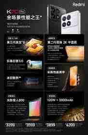 红米k70pro售价是多少