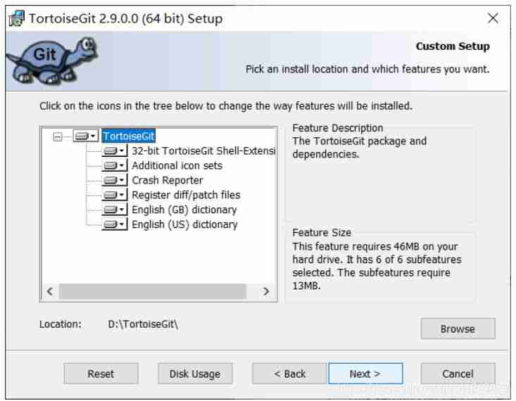 Git的安装与TortoiseGit的安装和汉化
