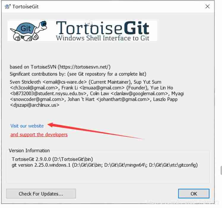 Git的安装与TortoiseGit的安装和汉化