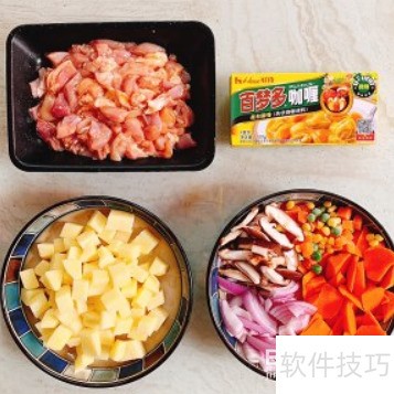简单美味咖喱鸡肉饭做法分享