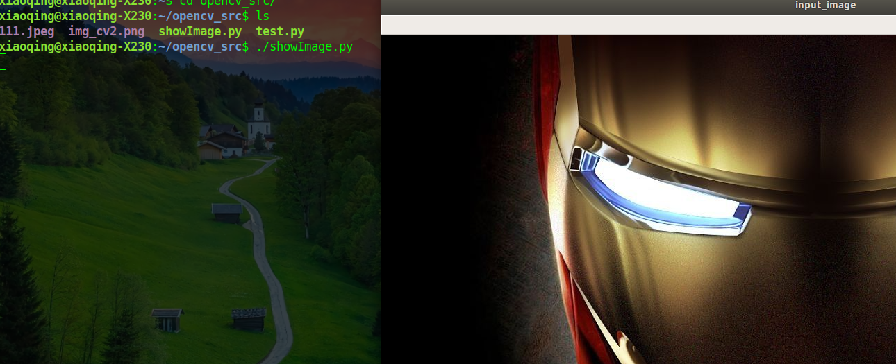 Opencv第一个程序:显示图片