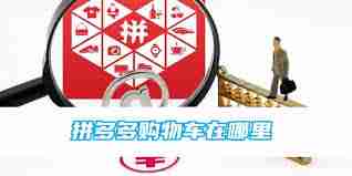 拼多多购物车入口位置在哪