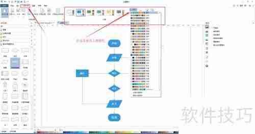 用流程图软件绘制美观流程图的技巧