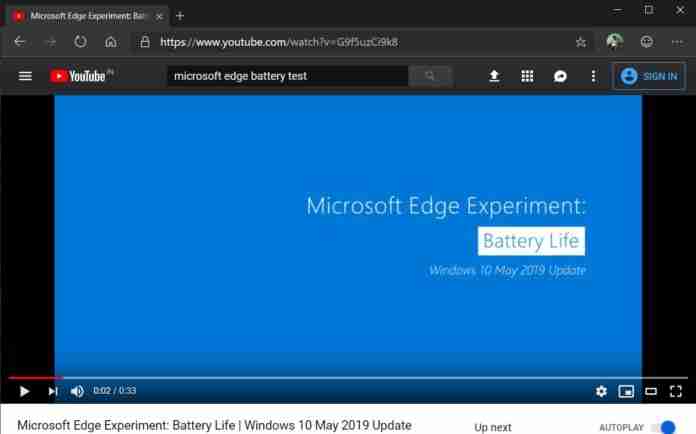 微软帮助Chrome降低在Win10平台上流媒体内容消耗，延长续航