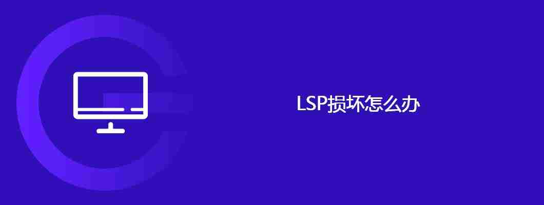 LSP损坏怎么办