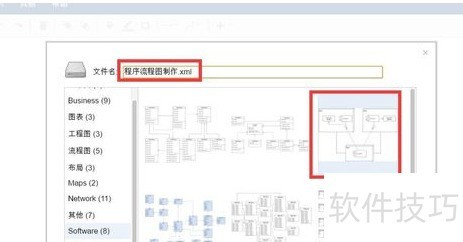电脑绘制智能餐饮管理系统流程图教程