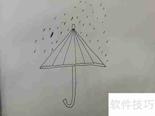 简笔画小雨伞创意教程