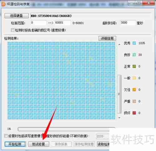 硬盘坏道检测、修复及隔离方法