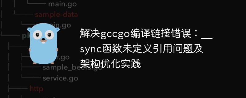 解决gccgo编译链接错误：__sync函数未定义引用问题及架构优化实践