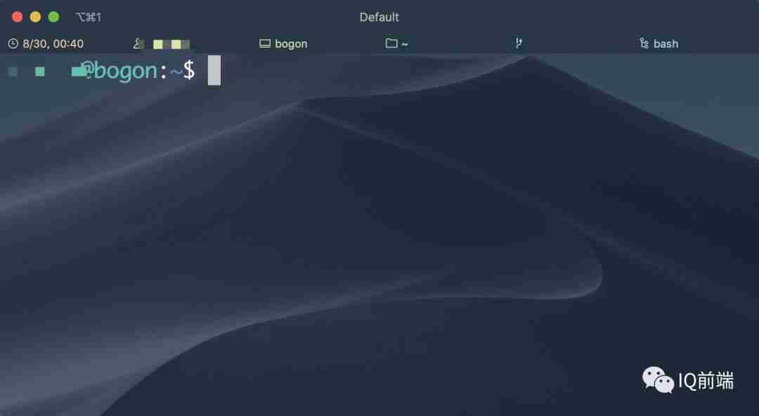 教你美化电脑终端，只需2分钟