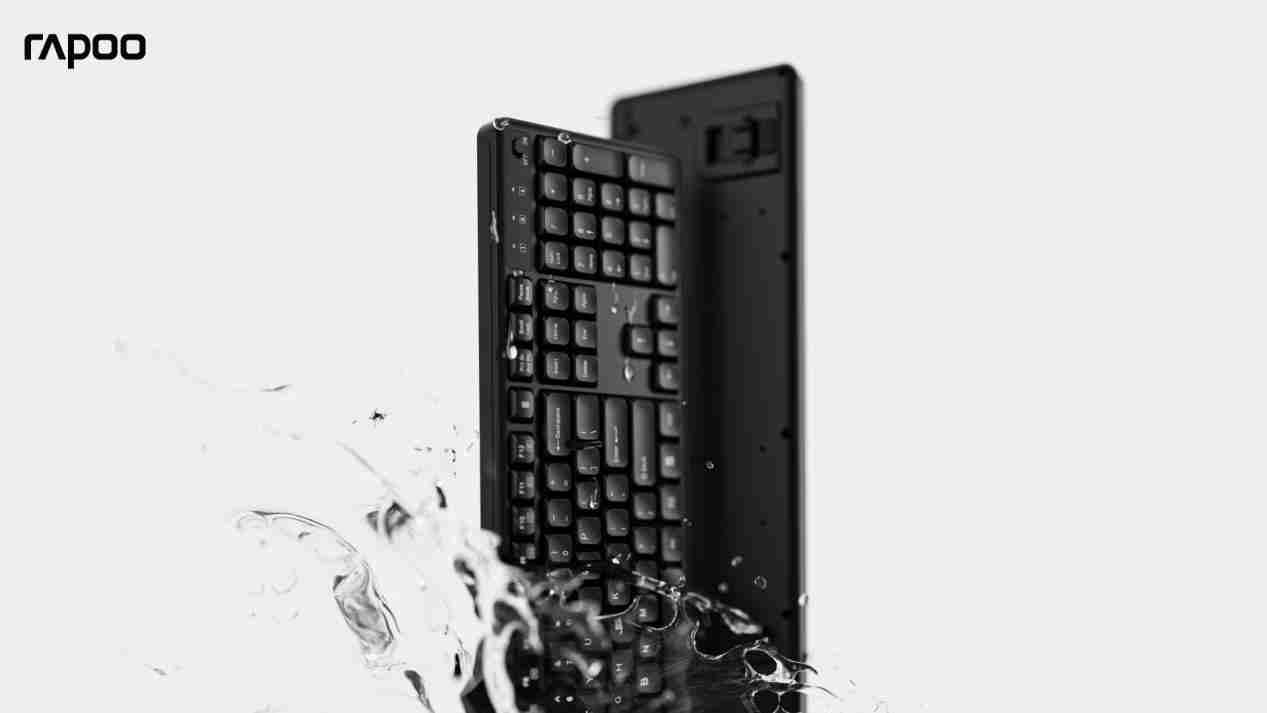 轻音型降噪设计2.4G无线传输雷柏X2800S光学键鼠套装上市