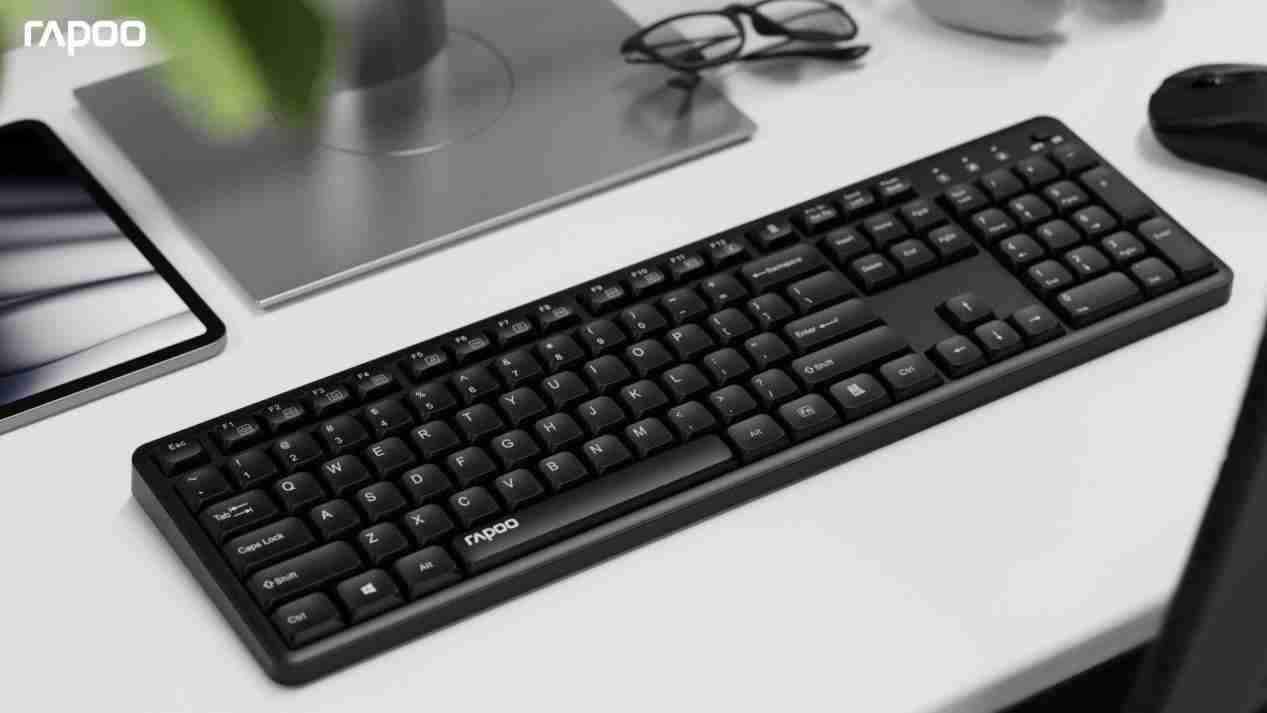 轻音型降噪设计2.4G无线传输雷柏X2800S光学键鼠套装上市