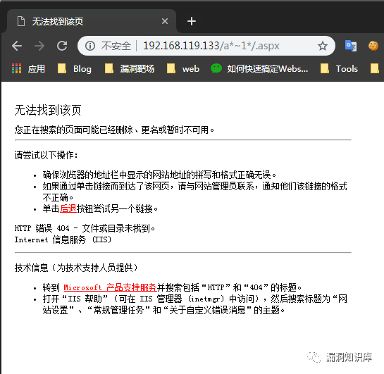 IIS - 短文件名猜解漏洞