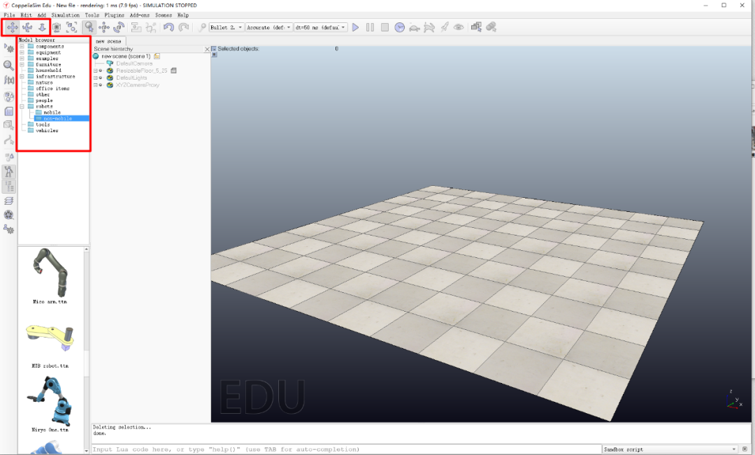 【V-REP自学笔记(一)】平台介绍和软件安装